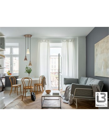 I3-AFRA- LAMPARA 3L -MARRON/CREMA